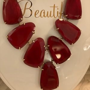 Kendra Scott burgundy Harlow berry illusion